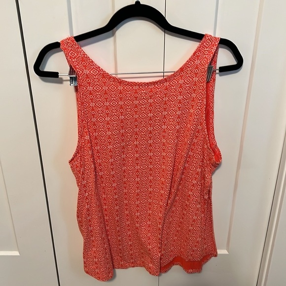 Old navy orange Aztec tank size L - Picture 4 of 5